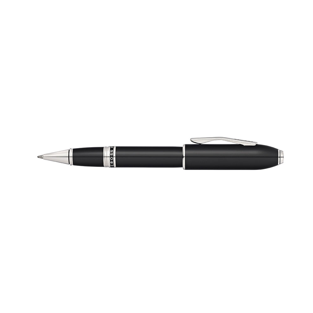 Cross Peerless 125 Obsidian Black Lacquer with Platinum-Plated Trim Rollerball Pen