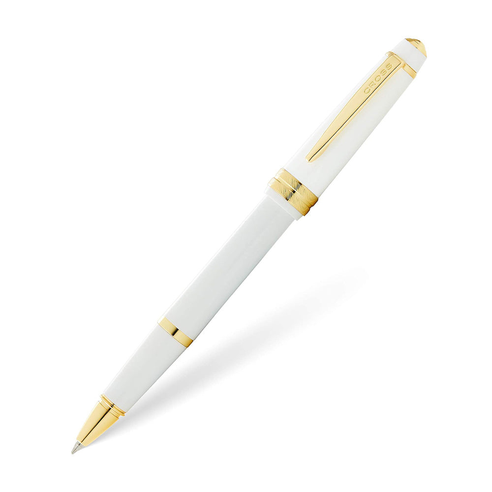 Cross Bailey Light Polished White Resin and Gold Tone Rollerball Pen