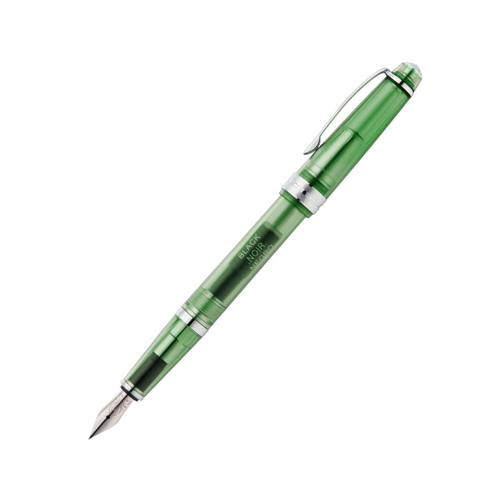 Cross Bailey Light Translucent Green Resin Fountain Pen - Extra-Fine Nib
