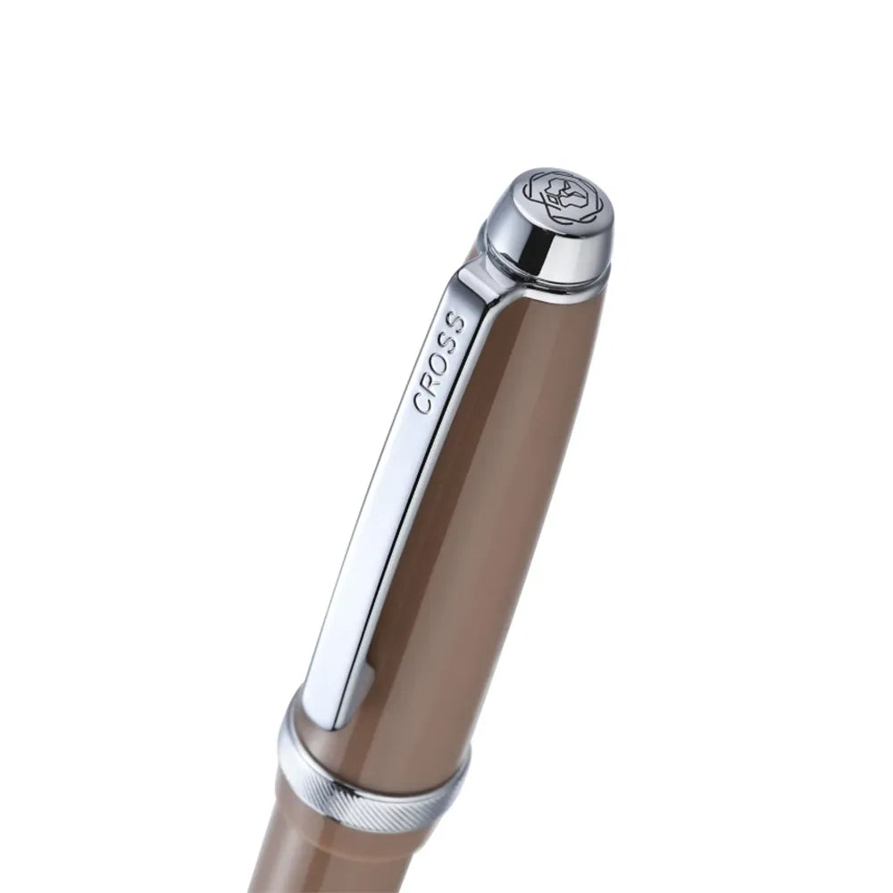 Cross Lume Glossy Resin with Polished Chrome Trim Rollerball Pen