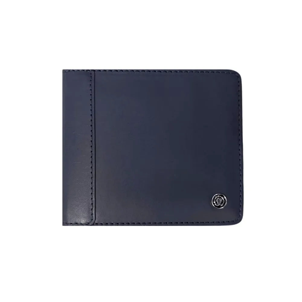 Cross Leather Money Clip Wallet for Men - Navy
