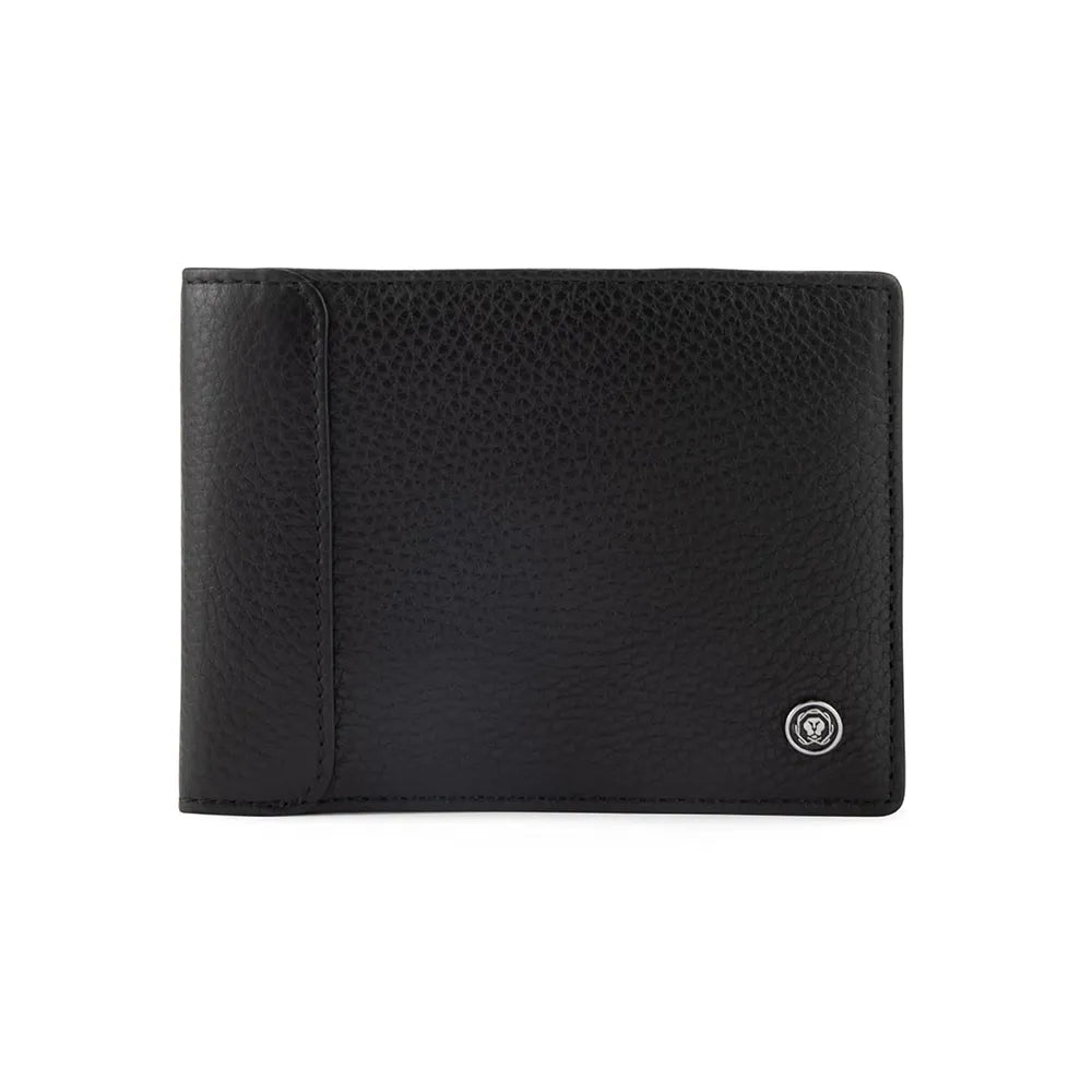 Cross Pebble Leather 8CC Classic Fold Wallet - Black