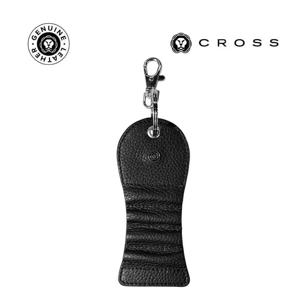 Cross Genuine Black Leather Golf Tee Holder