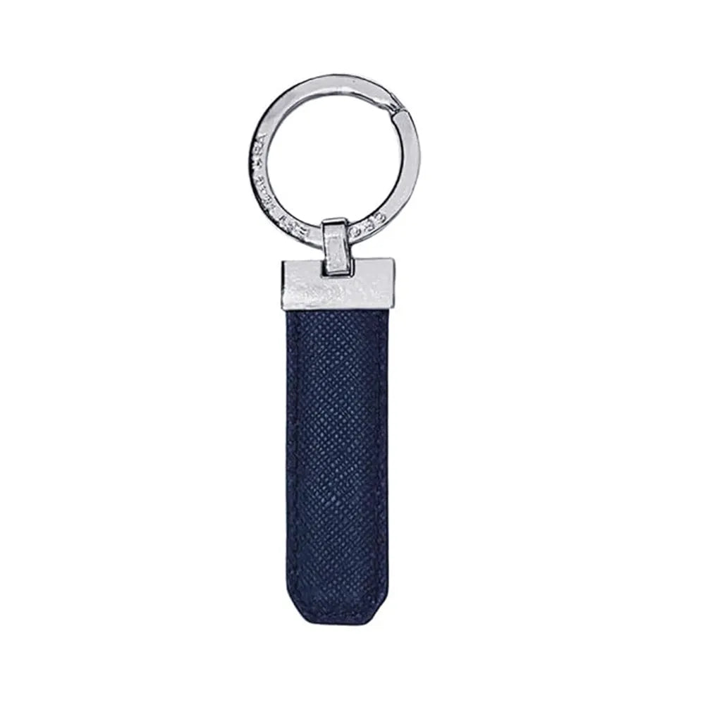 Cross Genuine Leather Key Holder - Navy Blue