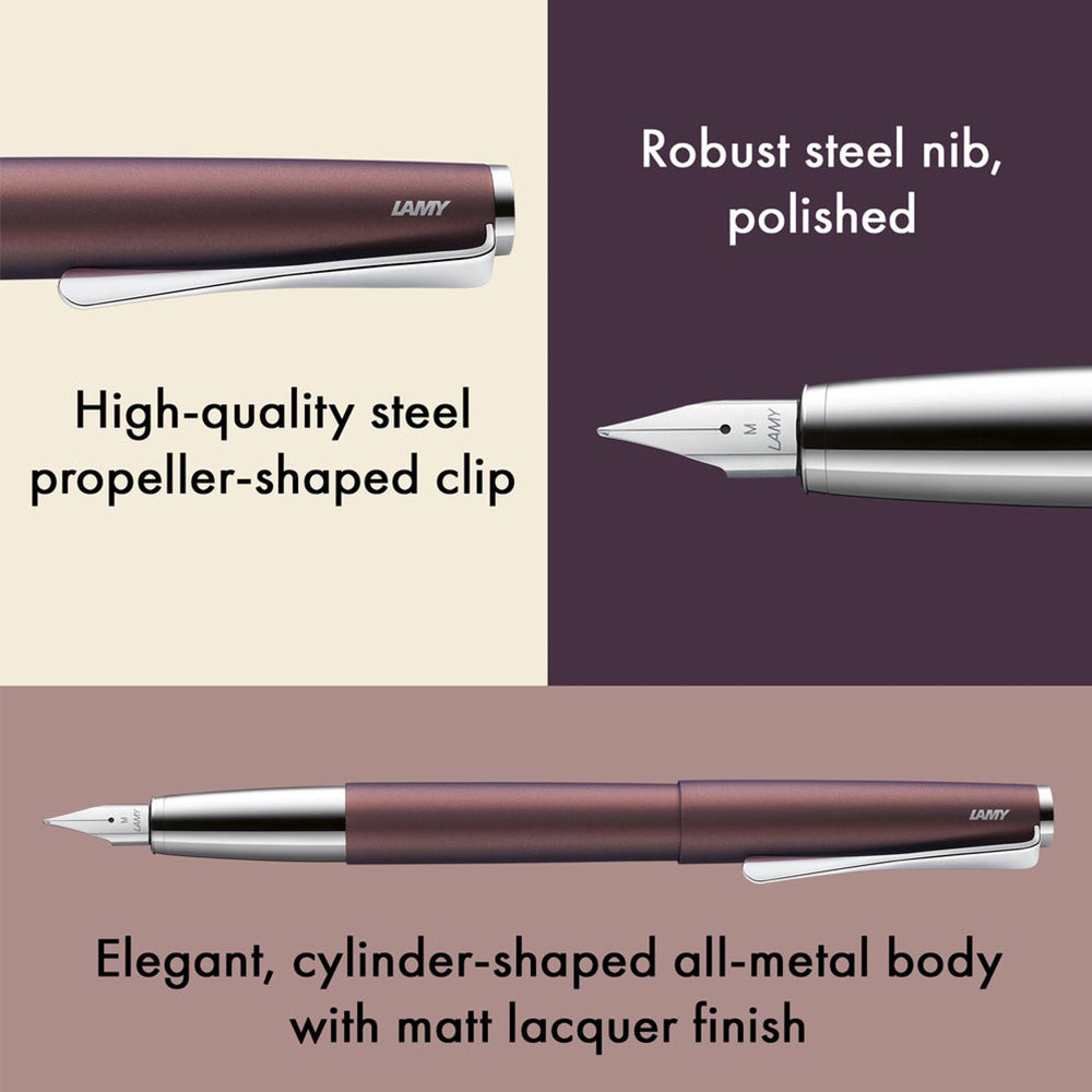 Lamy Studio 066 Orion Matte Lacquer Fountain Pen - Broad Nib