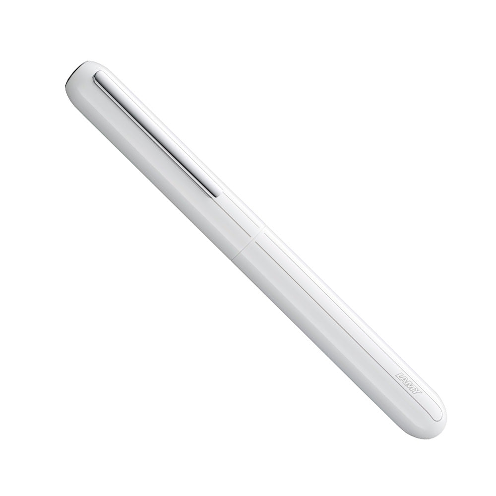 Lamy Dialog3 074 Piano White Fountain Pen - 14Kt Bi-colour Gold Medium Nib