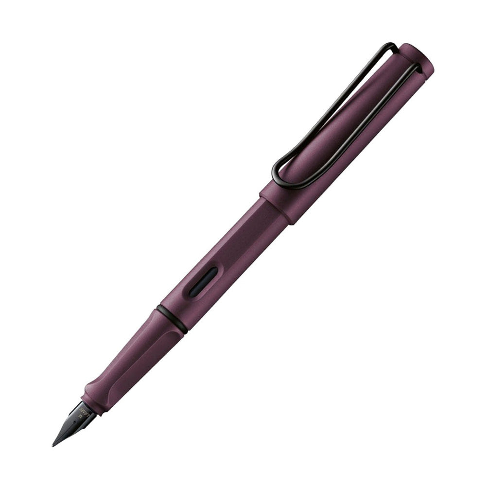 Lamy Safari 0E3 Scarlet (Purple) Fountain Pen - Medium Nib