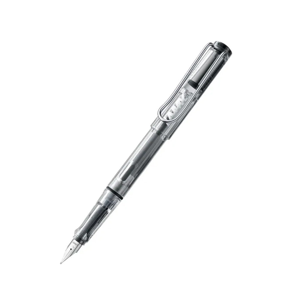 Lamy Vista 012 Transparent with Chrome Plated Clip Fountain Pen - Medium Nib