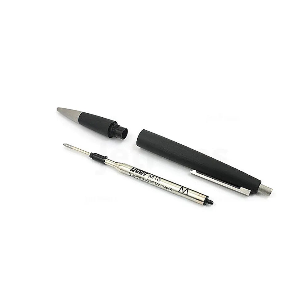 Lamy 2000-201 Black with Chrome Plated Trim Ballpoint Pen