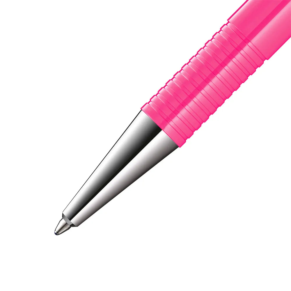 Lamy logo M+ 204 Neon Pink Ballpoint Pen - Special Edition
