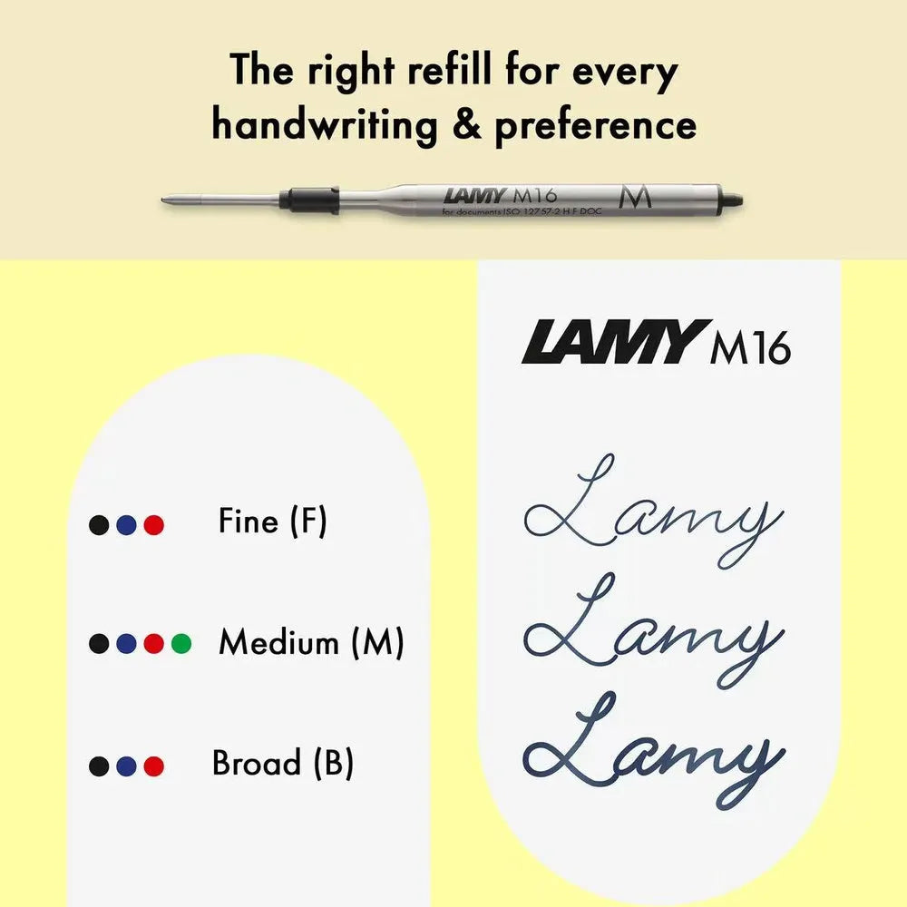 Lamy logo M+ 204 Neon Yellow Ballpoint Pen - Special Edition