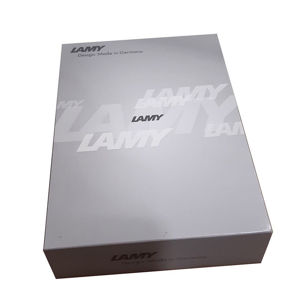 Lamy Logo Set E227 M+ Blue Ballpoint Pen with A5 Notebook