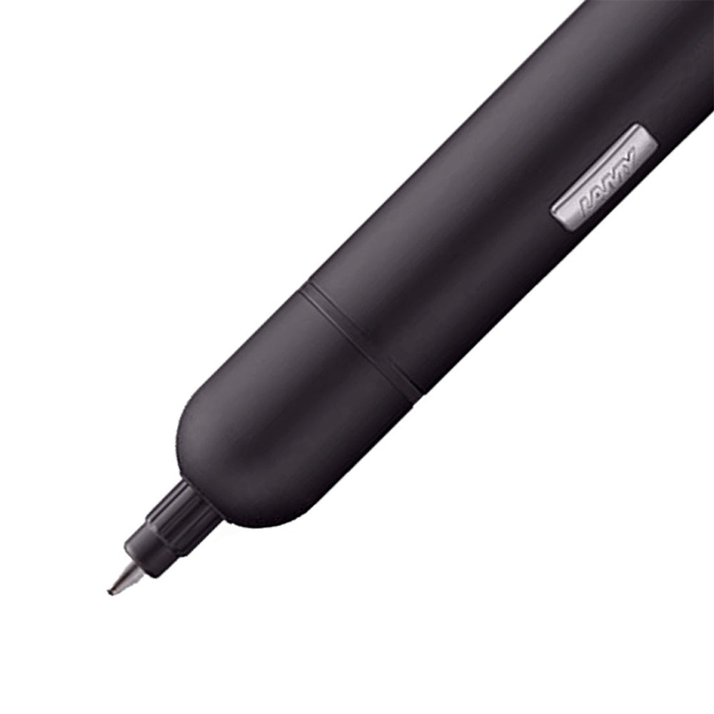 Surprisingly Practical. LAMY pico black Ballpoint pen Small and handy, the LAMY pico first shows its full potential when expanded. An innovative pocket pen which transforms to a full-grown ballpoint pen thanks to its sophisticated push mechanism. Pocket pen / matt black lacquer finish / with compact refill LAMY M22 M black