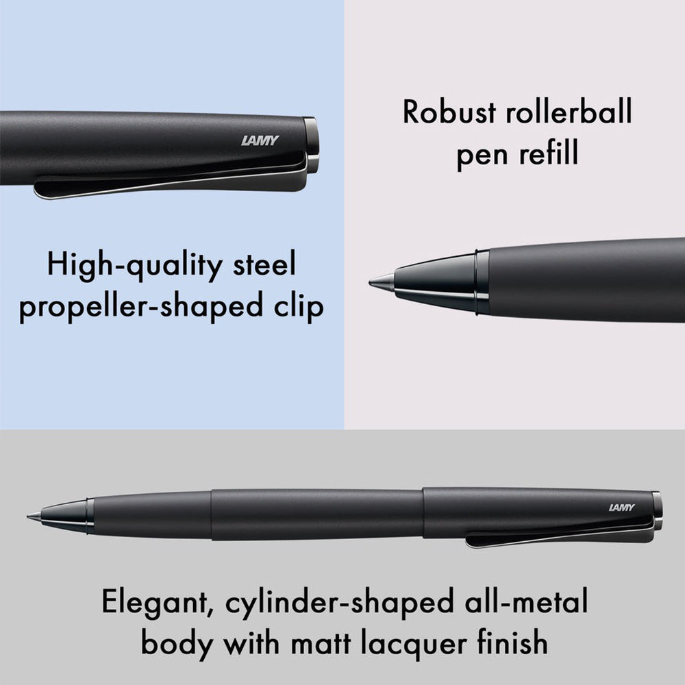 Lamy Studio 366 Lx All Black Rollerball Pen