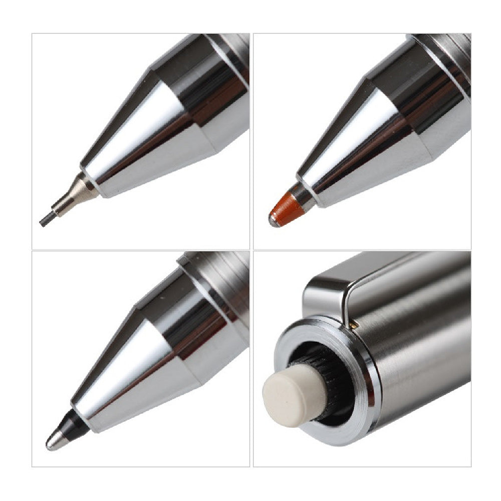 Lamy ST 745 Matt Stainless Steel Multisystem Tri Pen
