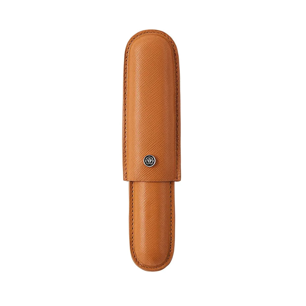 Cross Mocha Leather Cigar Style Single Pen Case