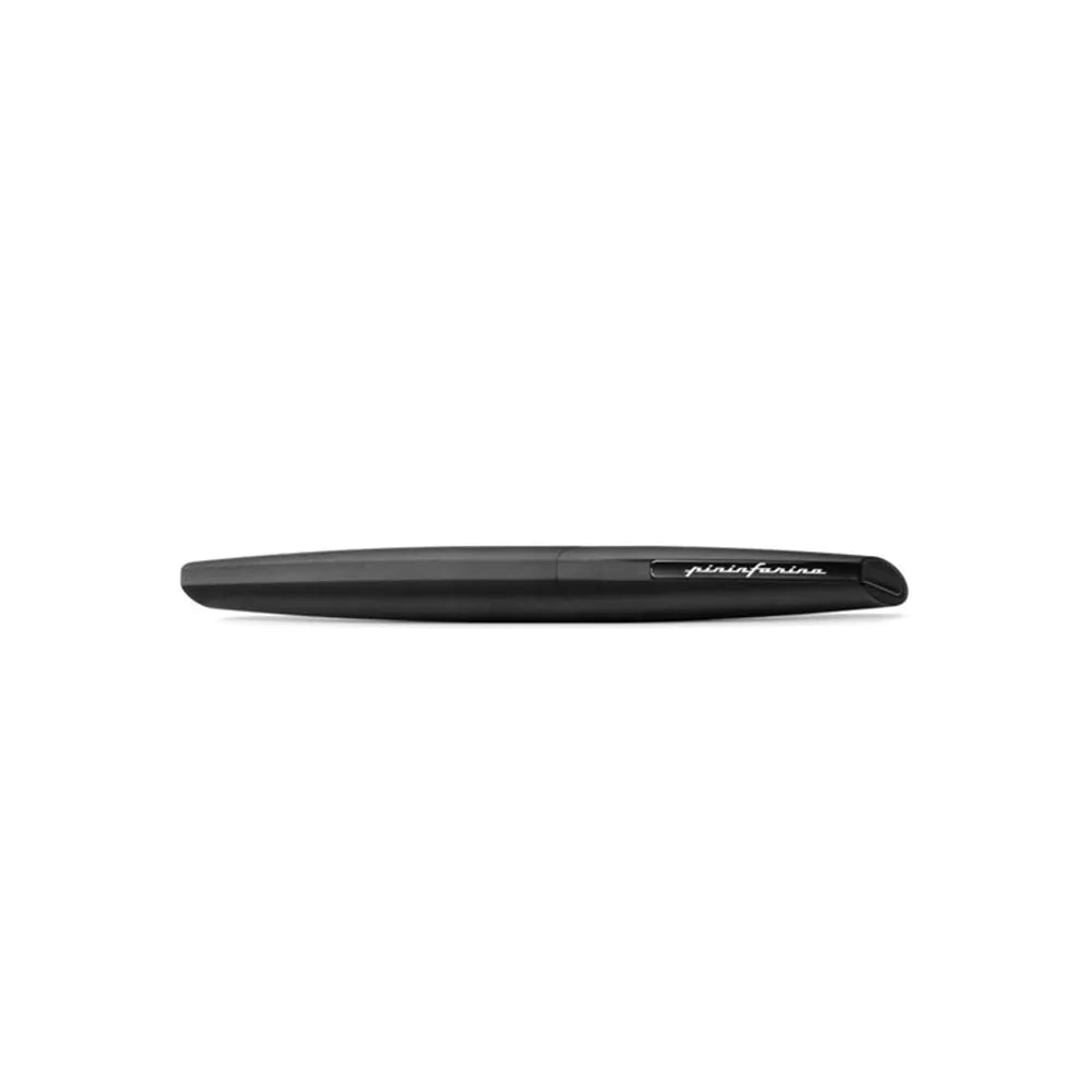 Pininfarina PF Twp Black Aluminum with Black PVD Trim Fountain Pen - Stainless Steel Nib