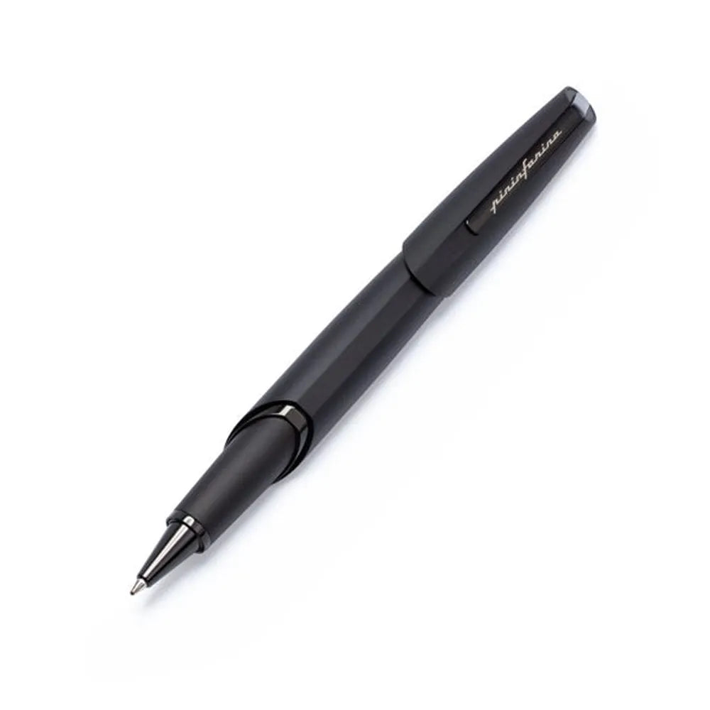 Pininfarina PF Two Black Aluminum with Black PVD Trims Rollerball Pen