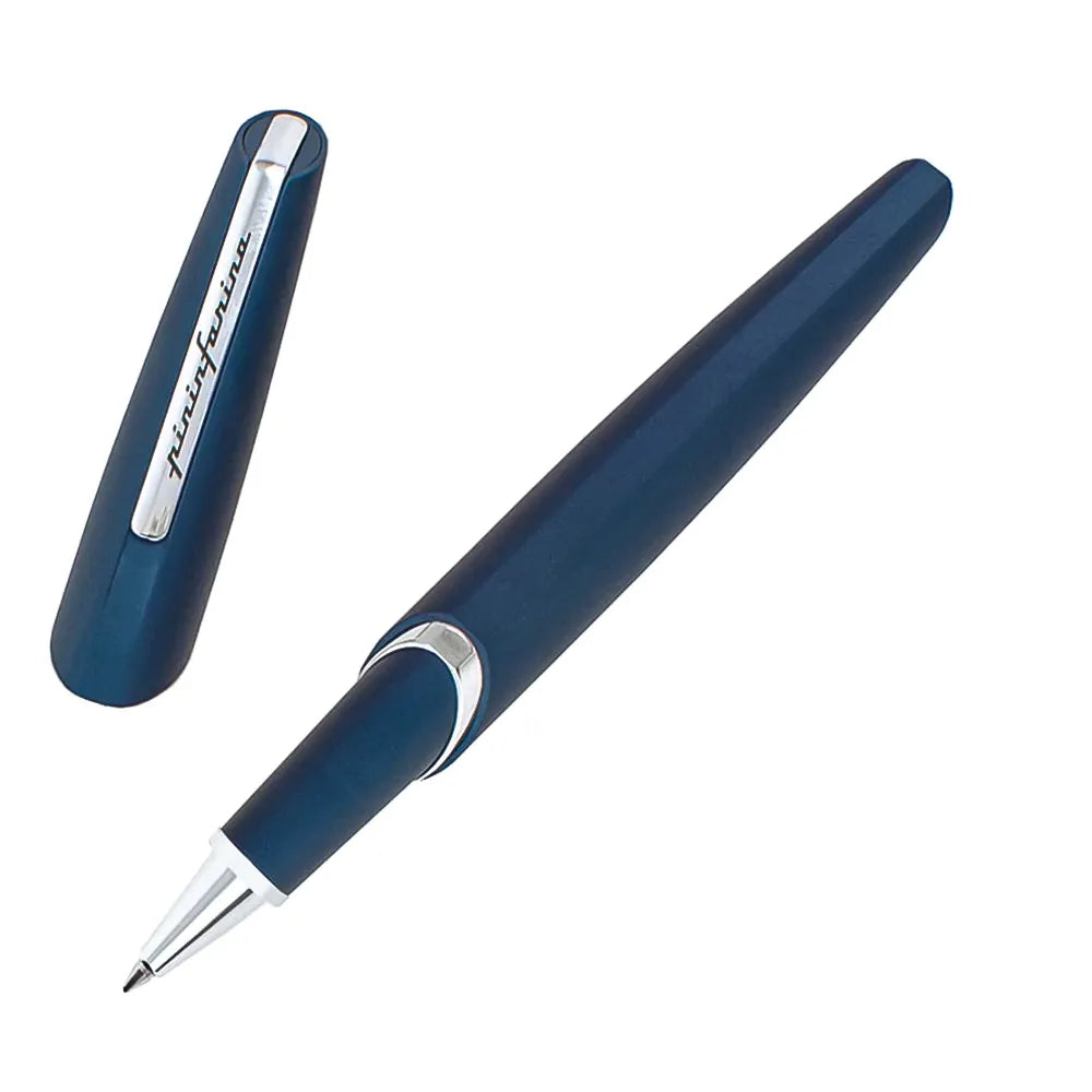 Pininfarina Dark Blue Roller Ball Pen with Chrome Trim
