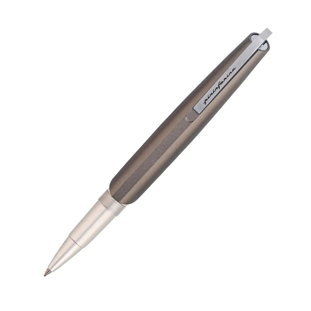 The Pininfarina PF GO Roller pen merges timeless design with everyday writing comfort. Made from high-quality anodized aluminum, it is crafted to deliver a smooth, precise, and pleasant writing experience. Equipped with a Schmidt P8127 roller refill, it ensures consistent performance, making it the perfect writing companion for those who value both style and functionality.