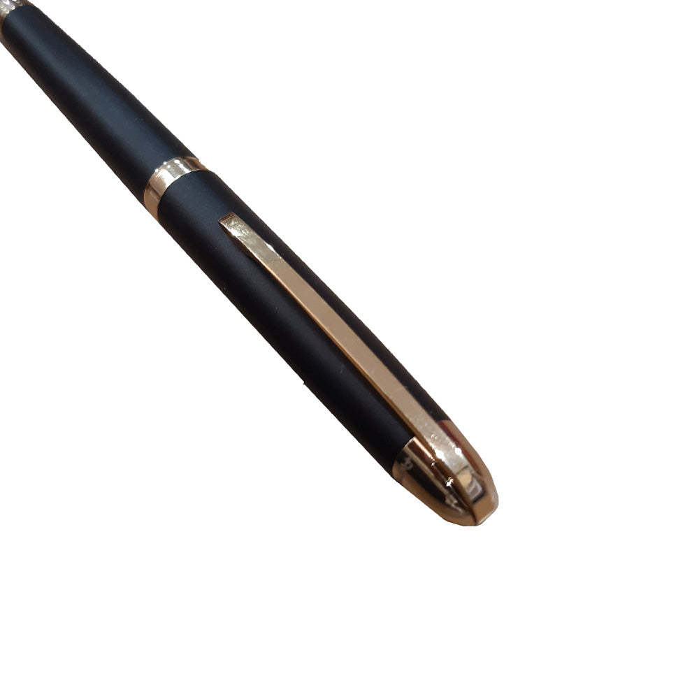 Premec Black Resin with Gold Trim Ballpoint Pen