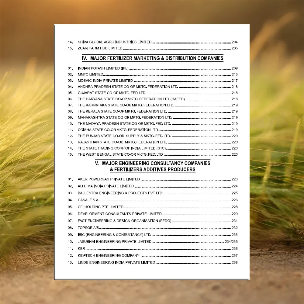 RNZ Indian Fertilizer Industry Directory(IFID)-2026-27 - 32nd Edition