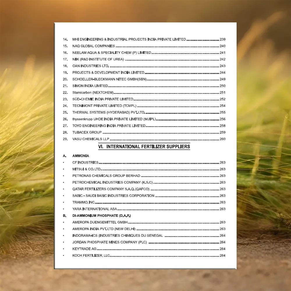 RNZ Indian Fertilizer Industry Directory(IFID)-2026-27 - 32nd Edition