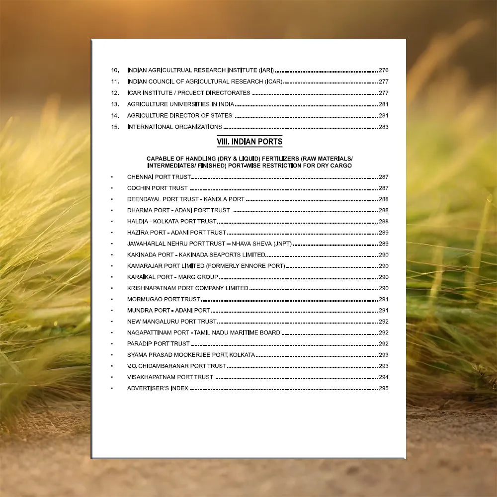 RNZ Indian Fertilizer Industry Directory(IFID)-2026-27 - 32nd Edition