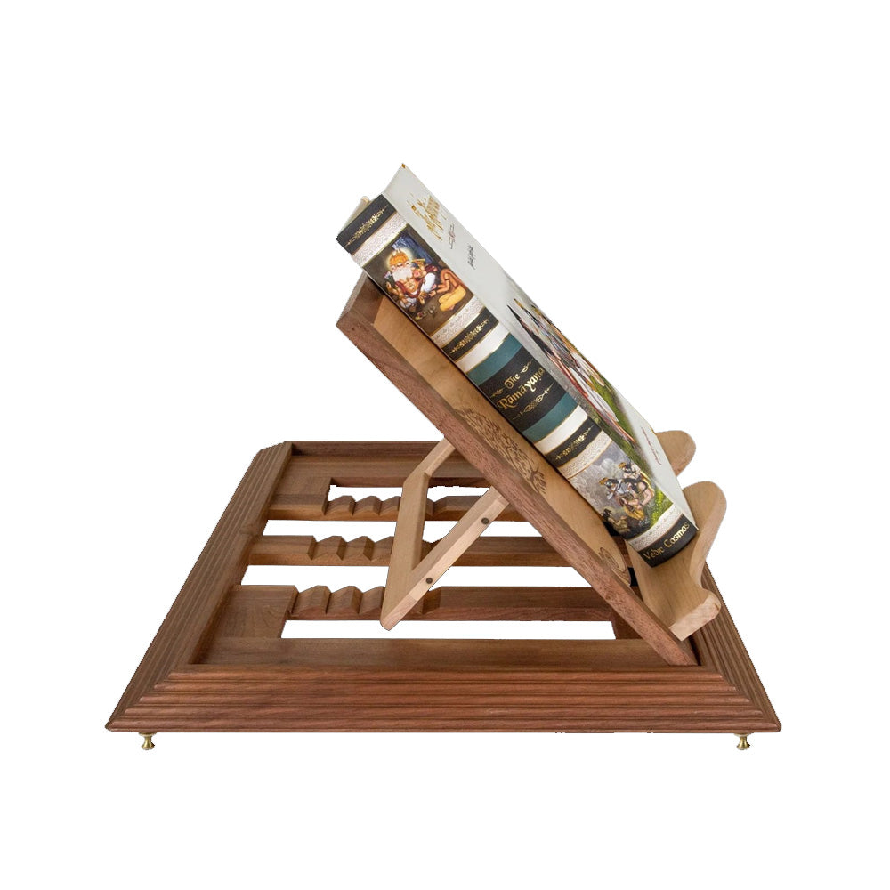 Nightingale Maharsi Valmiki's The Ramayana 3 Volume Book Set with Wooden Hut - Collectors Editions