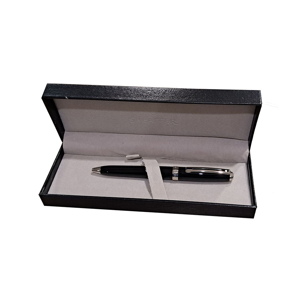 Sheaffer Prelude A373 Black Lacquer with Nickel Plated Trim Ball Pen
