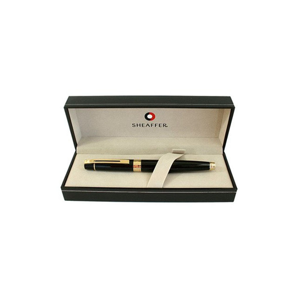 Sheaffer Gift 300 A9325 Glossy Black GT Fountain Pen – Medium Nib
