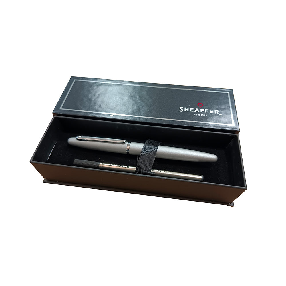 Sheaffer VFM A9400 Strobe Silver with Chrome-Plated Trim Rollerball Pen