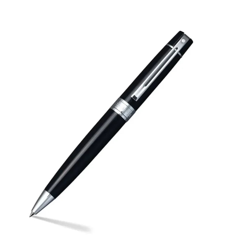 Sheaffer Gift 300 9312 Glossy Black GT Ball Pen with A5 Notebook