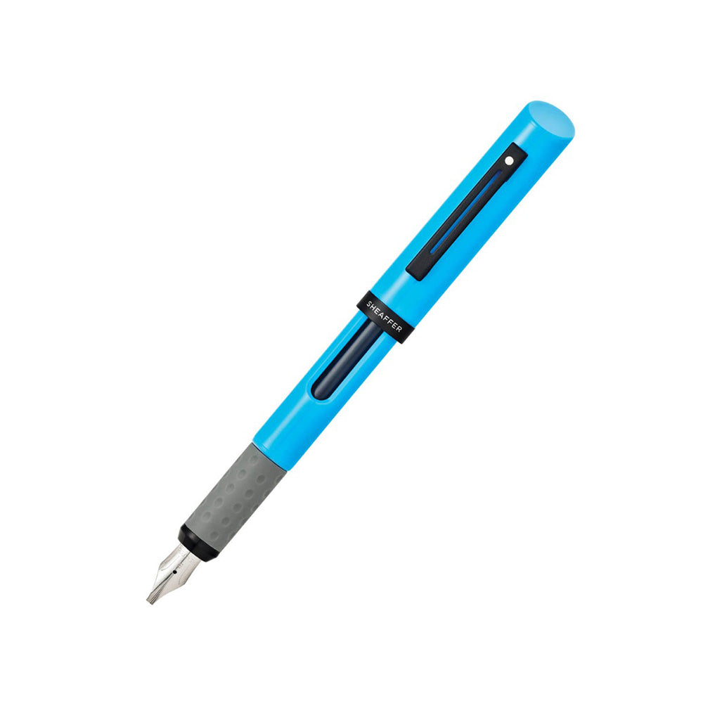 Sheaffer 93400 Calligraphy Blue with Black Trim Fountain Pen - Medium/Fine/Broad Nib