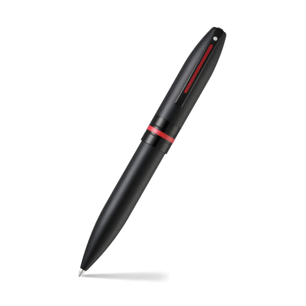 Sheaffer Icon 9108 Matte Black Lacquer with Polished Black PVD Trim Ballpoint Pen