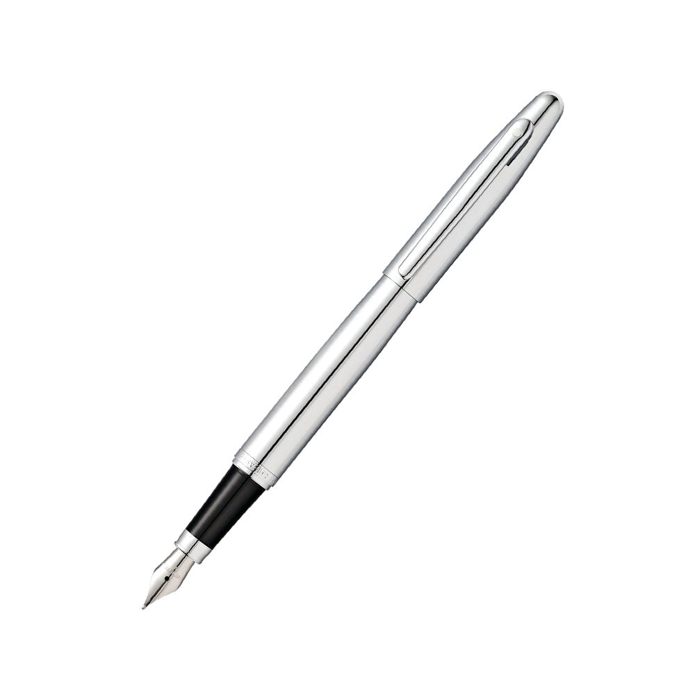 Sheaffer VFM 9421 Polished Chrome With Chrome-Plated Trim Fountain Pen - Fine Nib