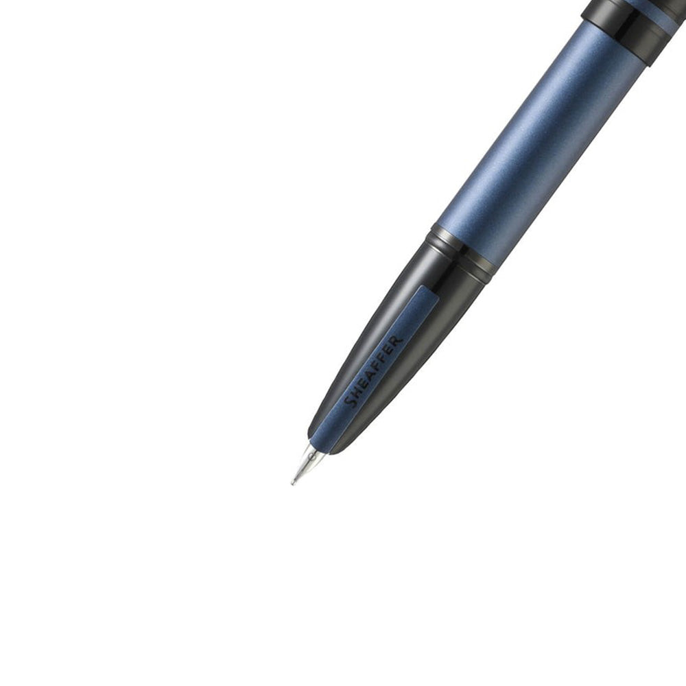 Sheaffer ICON E9110 Metallic Blue With Glossy Black Trim Fountain Pen - Medium Nib