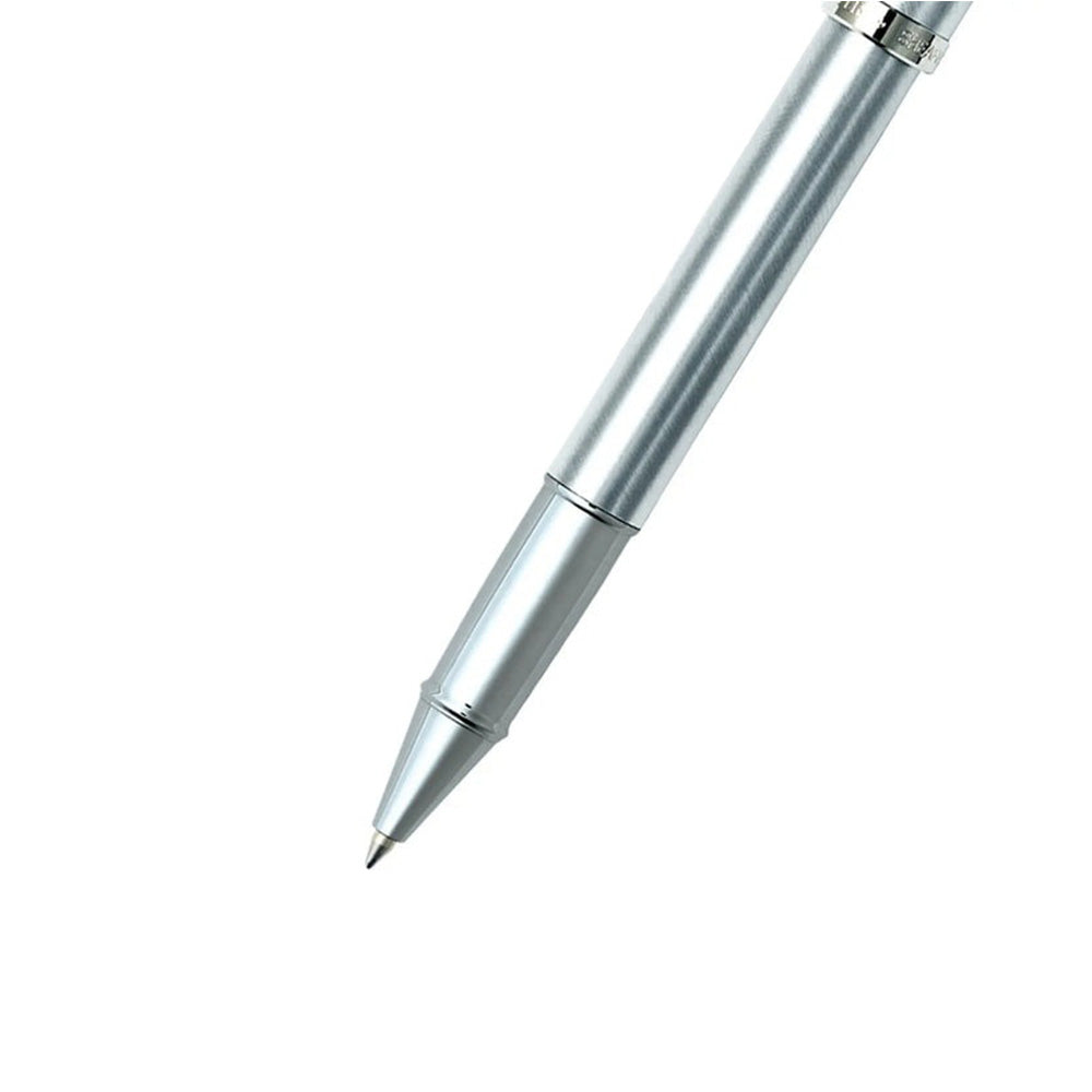 Sheaffer 100 Giftset E9306 Brushed Chrome with Chrome Trim Fountain Pen & Rollerball Pen