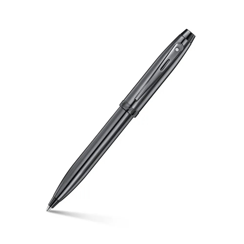 Sheaffer 100 9375 Ionic Gunmetal Grey with Shiny PVD Trims Ballpoint Pen