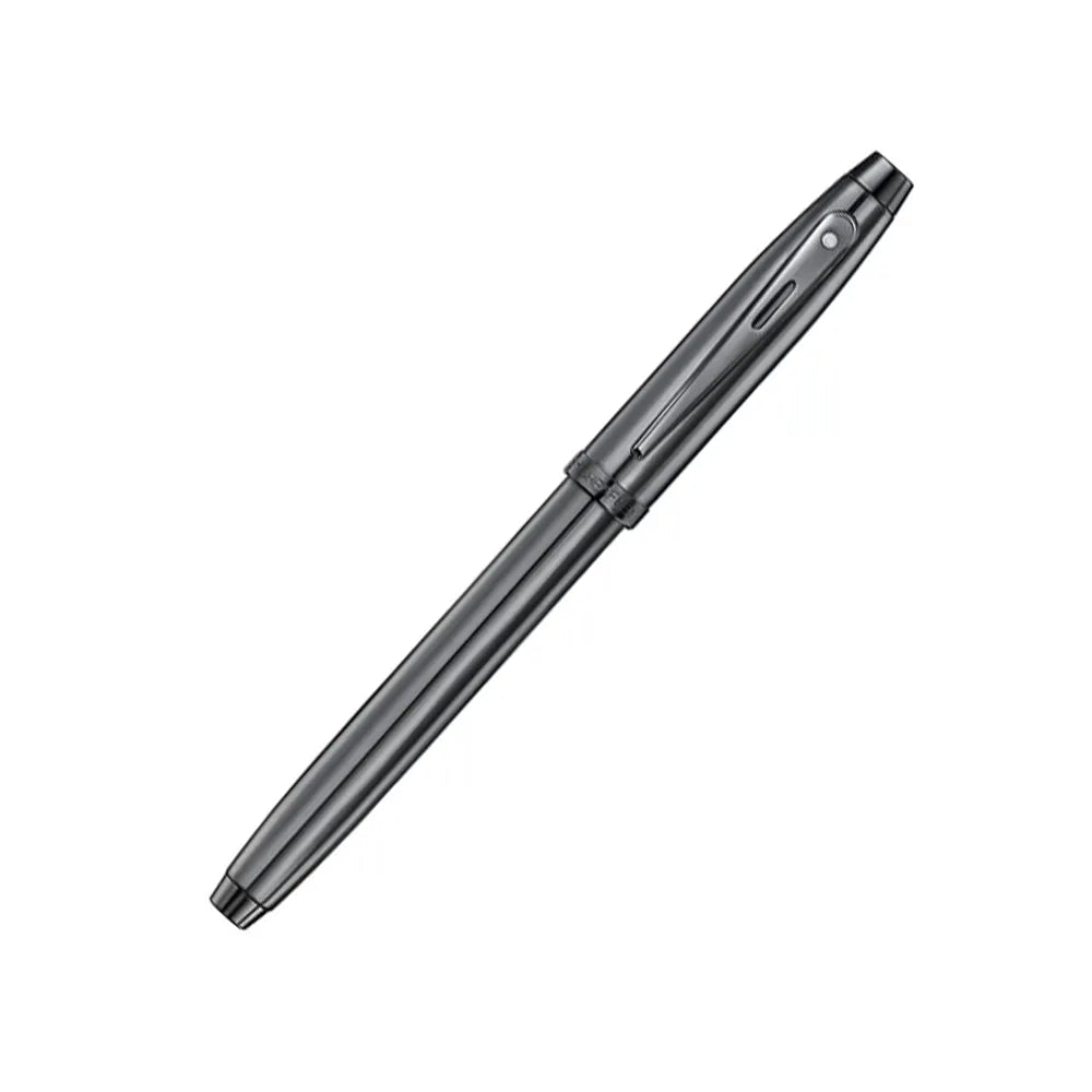 Sheaffer 100 9375 Ionic Gunmetal Grey with Shiny PVD Trims Fountain Pen