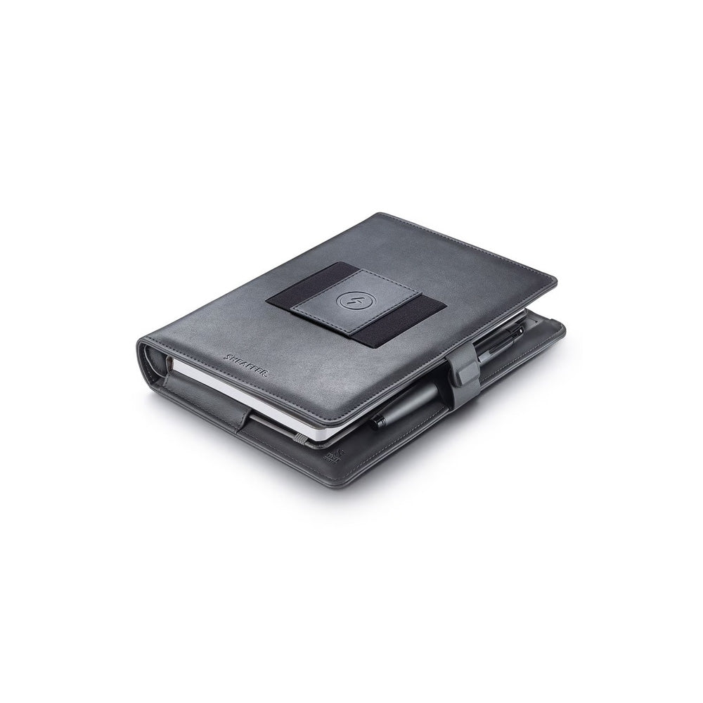 Sheaffer Grey Superbook Organizer with Wireless Powerbank 12000mAh