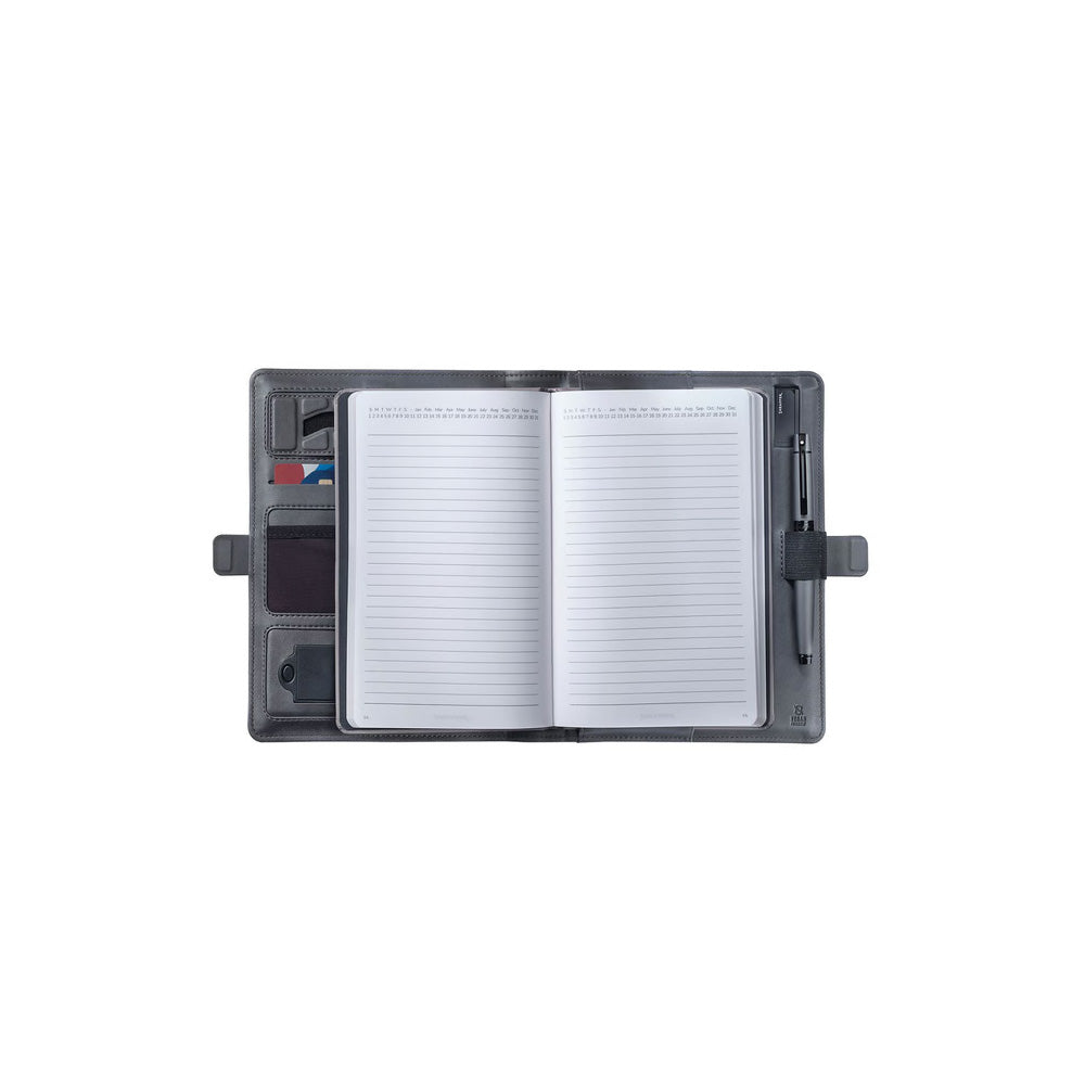 Sheaffer Grey Superbook Organizer with Wireless Powerbank 12000mAh