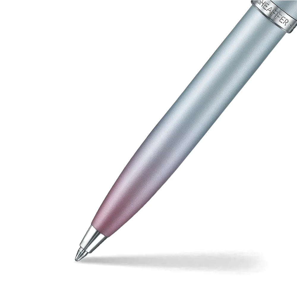 Sheaffer 100 9376 Expressions Blue and Pink Pearlised Gradient with Chrome-plated Trims Ballpoint Pen