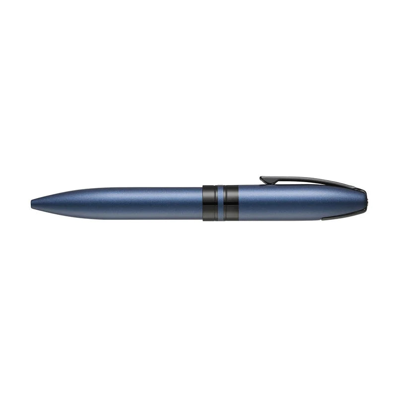 Sheaffer Icon E9110 Matte Blue Lacquer with Black PVD Trim Rollerball and Ball Pen Set