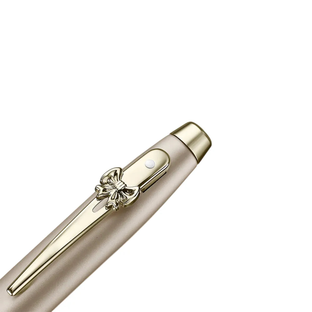 Sheaffer Giftset EIP 100 E9377 Champagne Gold with Champagne Gold Trims Ball Pen and Hardbound Small Notebook