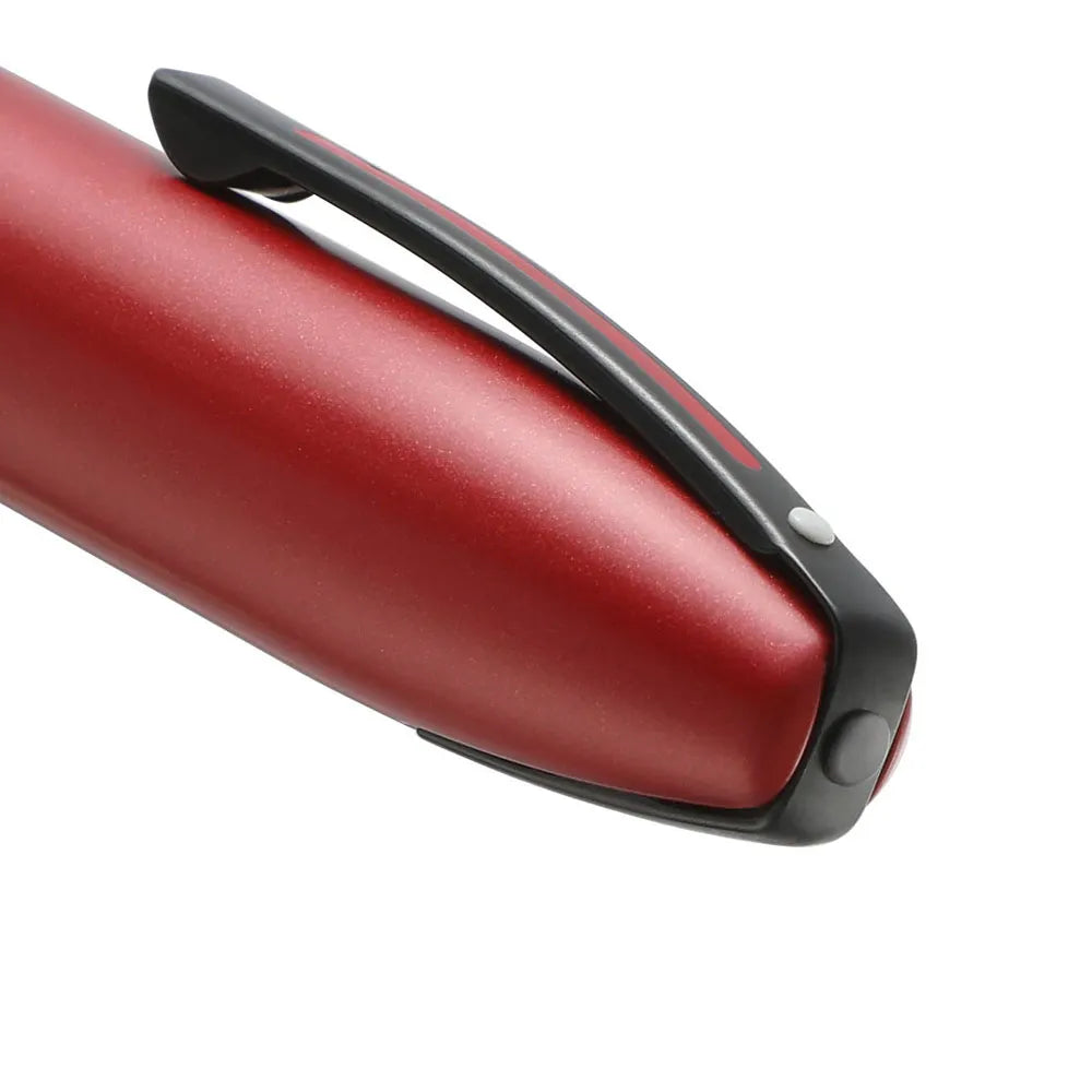 Sheaffer Icon E9111 Metallic Red Lacquer with Polished Black PVD Trim Rollerball + Rollerball Pen Set