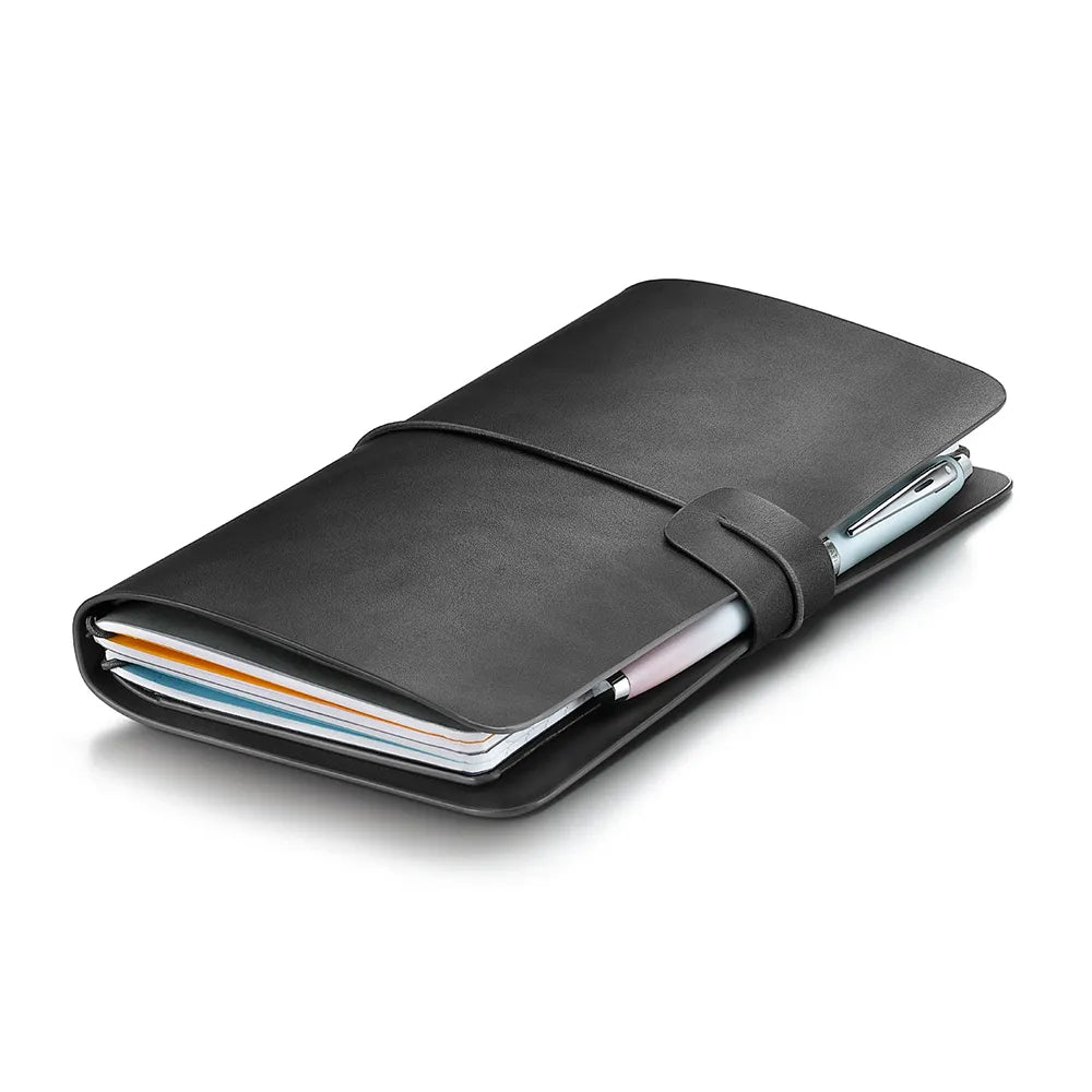 Sheaffer Quikrite Leather Journal - Black