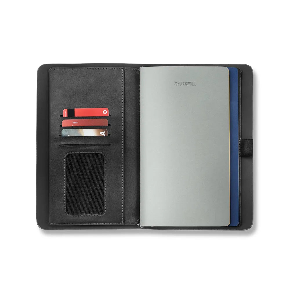 Sheaffer Quikrite Leather Journal - Black