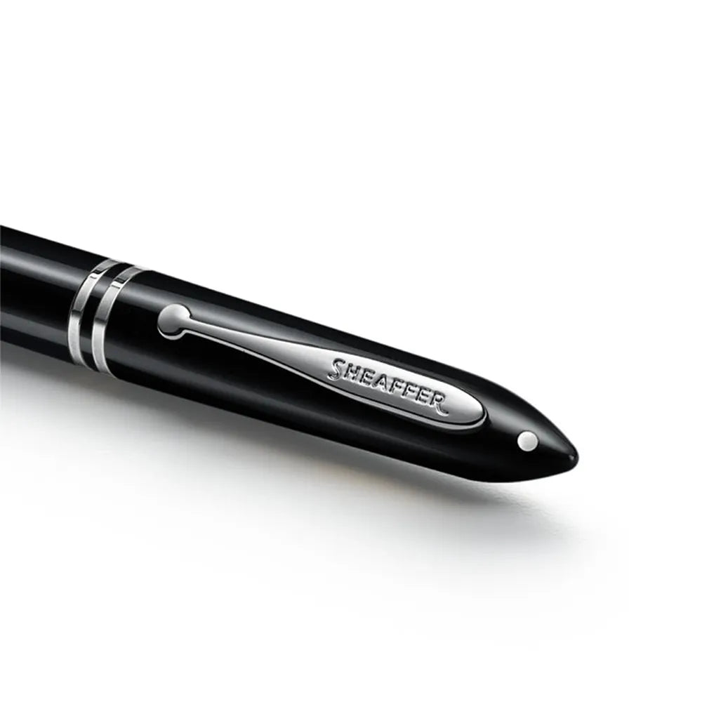 Sheaffer Balance III E892 Glossy Black Resin with Chrome Trim Ballpoint Pen