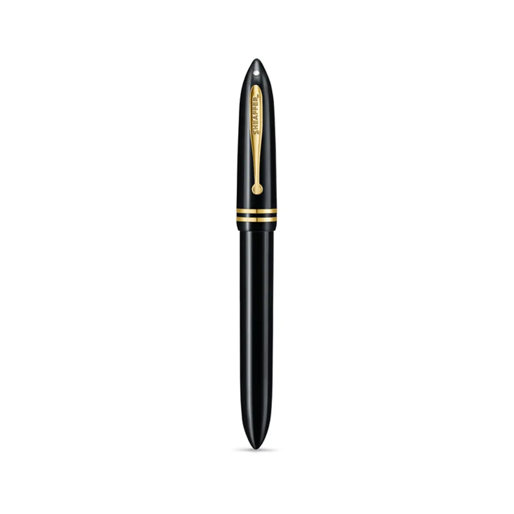 Sheaffer Balance III E893 Glossy Black Resin with Gold Trim Rollerball Pen